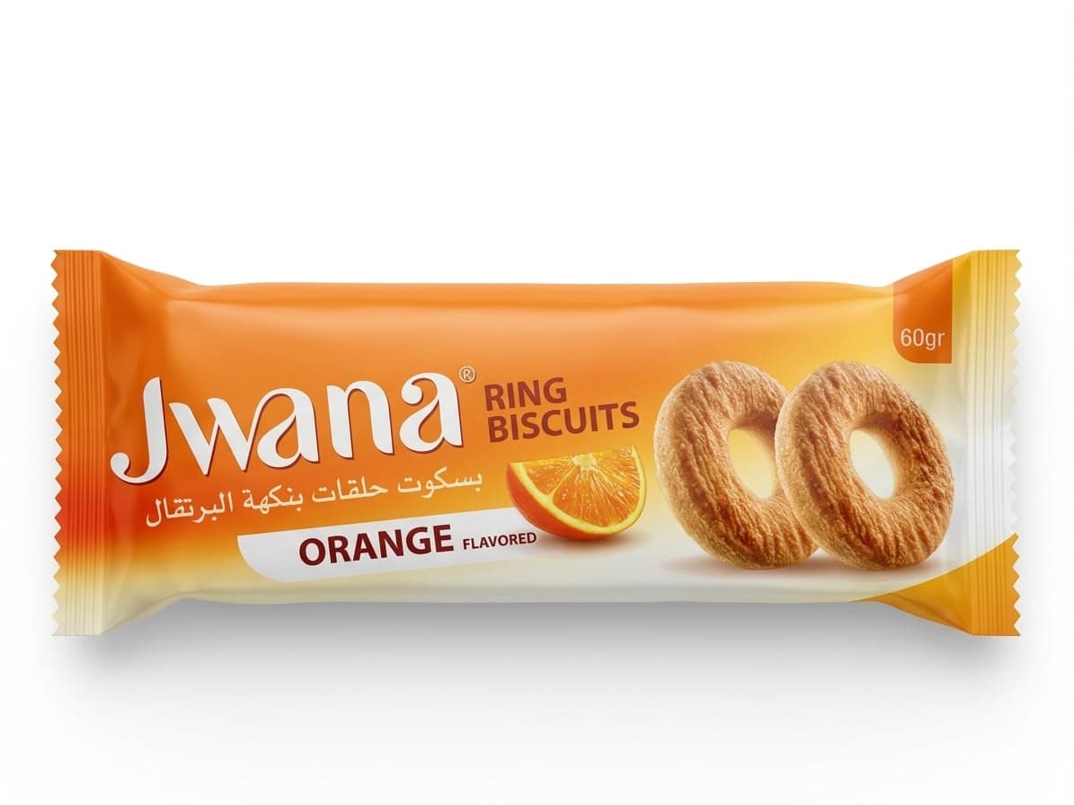 Biscuits ring orange 