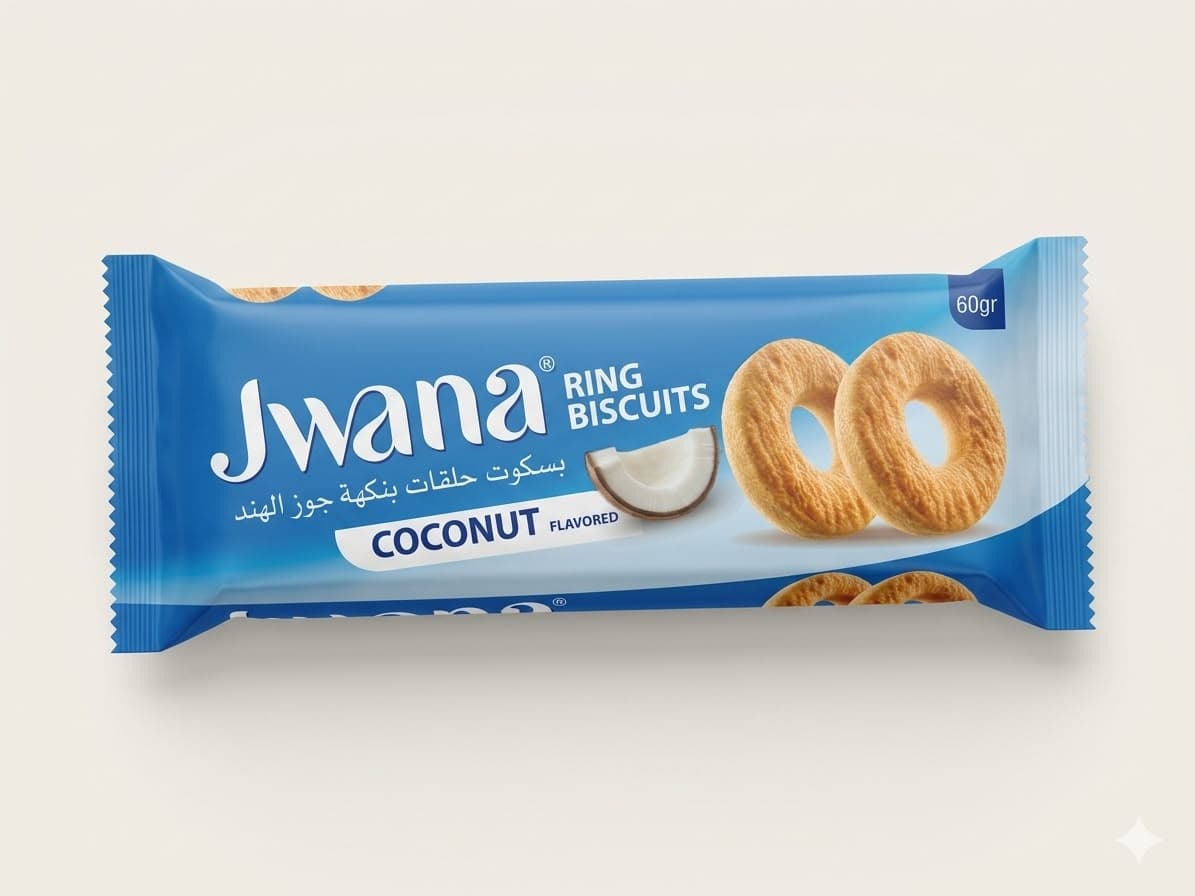 Biscuits ring coconut