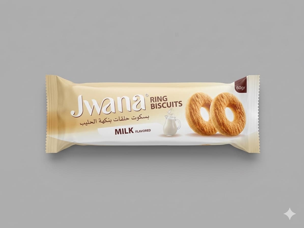 Biscuits ring milk
